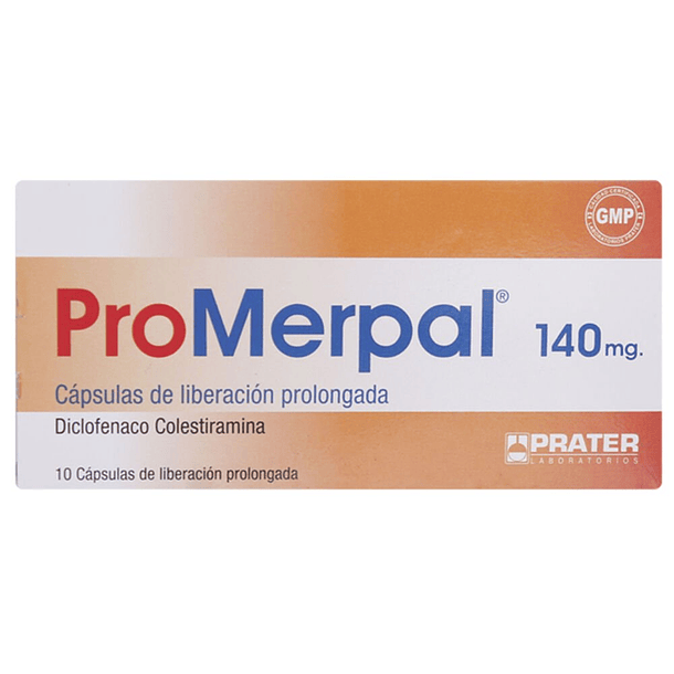 Promerpal 140  mg x10 Capsulas 