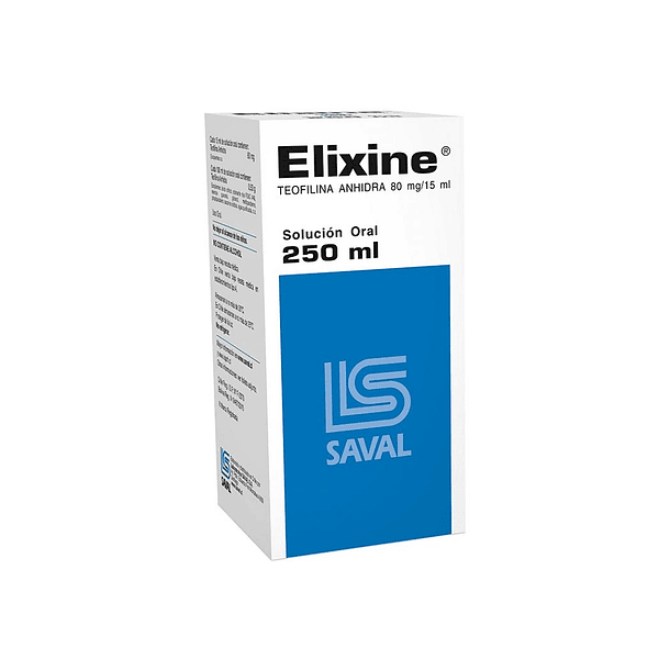 Elixine 80 mg/15 ml  x250 ml Solución Oral 