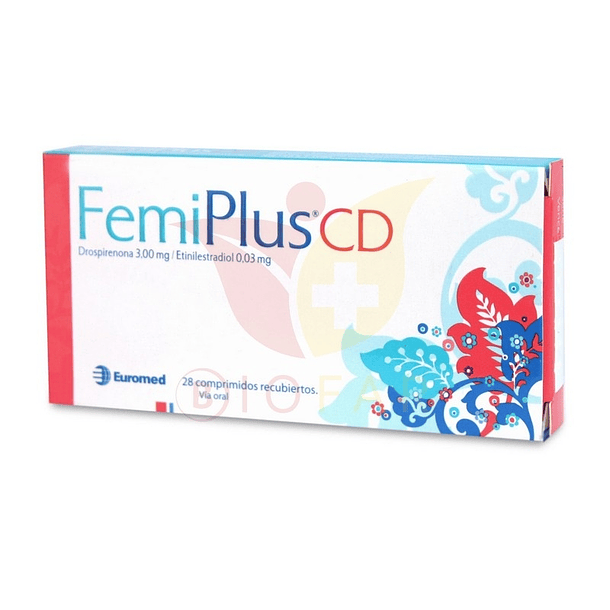Femiplus Cd 3, mg/0,03 mg  x28 Comprimidos 