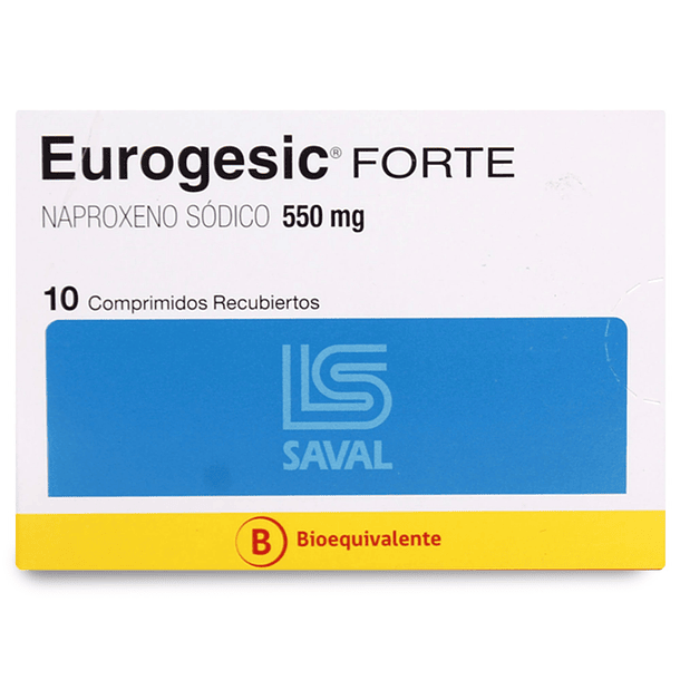 Eurogesic Forte 550 mg  x10 Comprimidos 