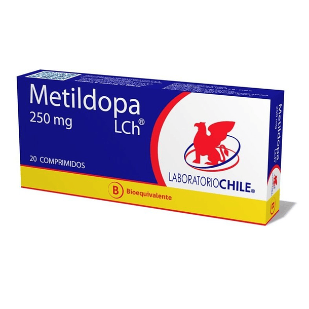 Metildopa 250 mg  x20 Comprimidos 