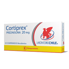 Cortiprex 20 mg  x20 Comprimidos