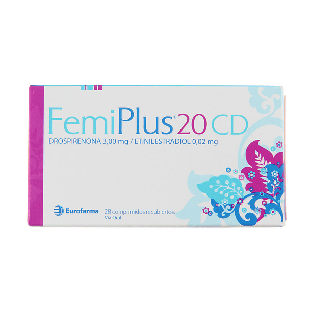 Femiplus 20 Cd 3 mg/0,02 mg  x28 Comprimidos 