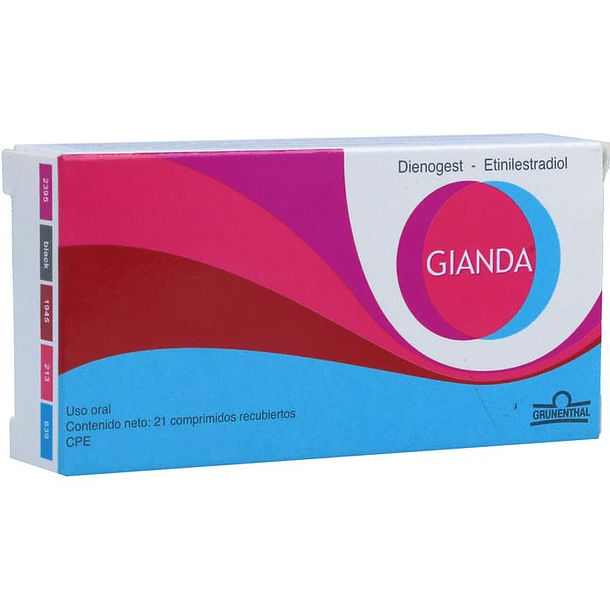 Gianda 2 mg  x21 Comprimidos 