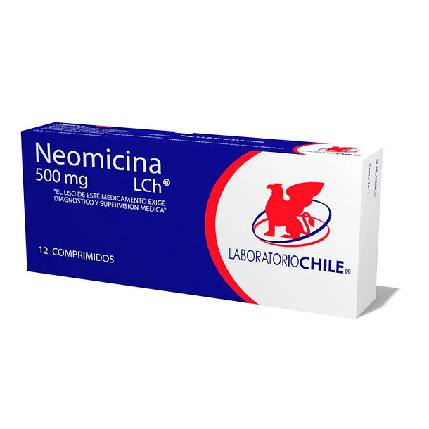 Neomicina 500 mg  x12 Comprimidos 