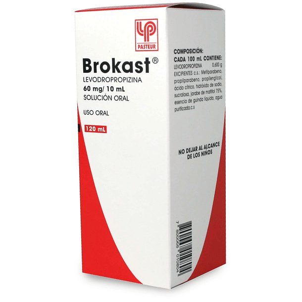 Brokast 60 mg/10 ml  x120 ml Jarabe 