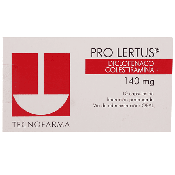Pro-Lertus 140 mg  x10 Cápsulas De Liberación Prolongada 