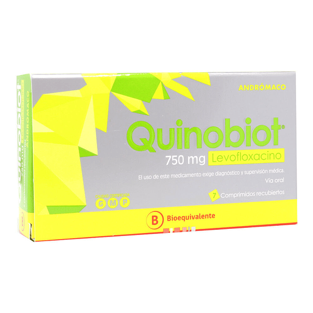 Quinobiot 750 mg  x7 Comprimidos 