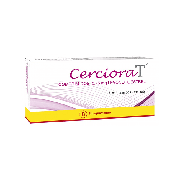 Cerciora T 0,75 mg  x2 Comprimidos 