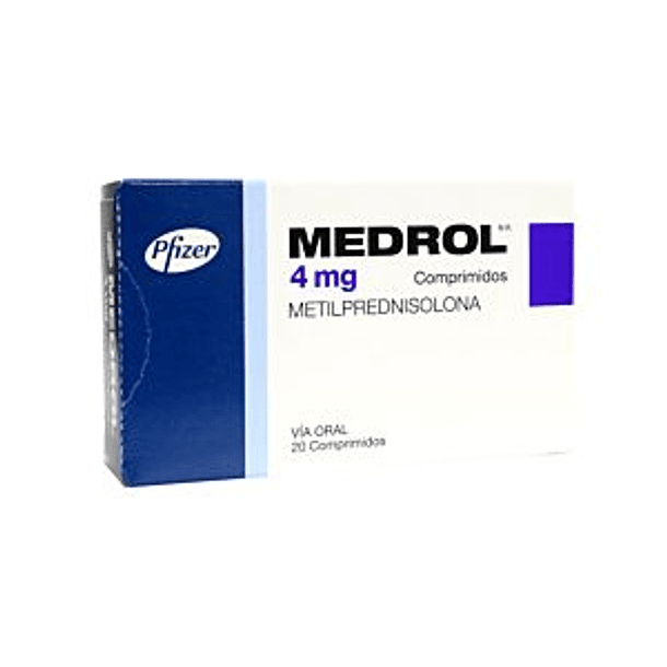Medrol 4 mg  x20 Comprimidos 