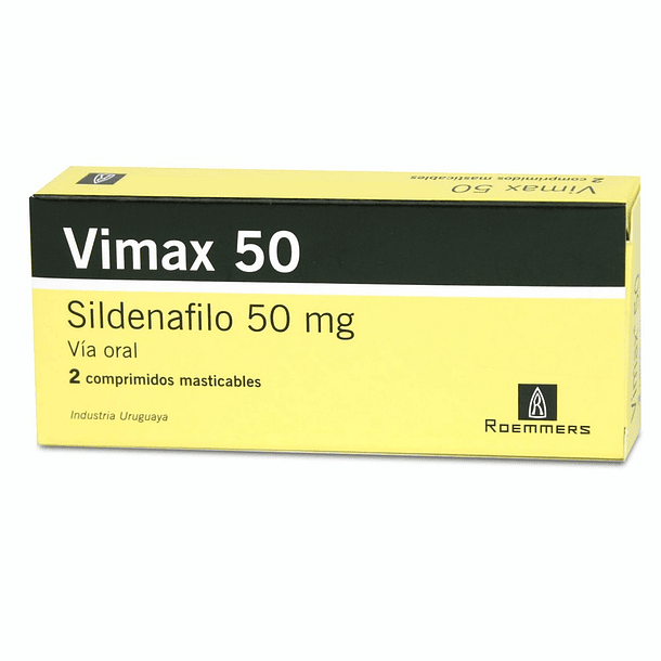 Vimax 50 mg x2 Comprimidos Masticables 