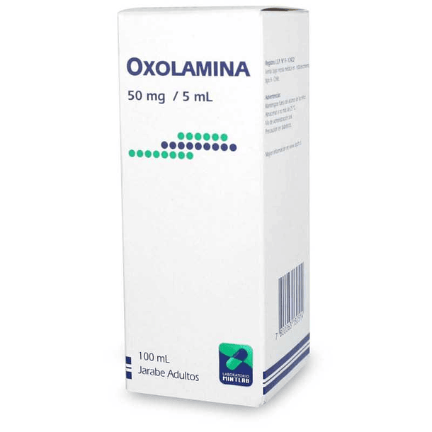 Oxolamina Adulto 50 mg/5 ml  x100 ml Jarabe 