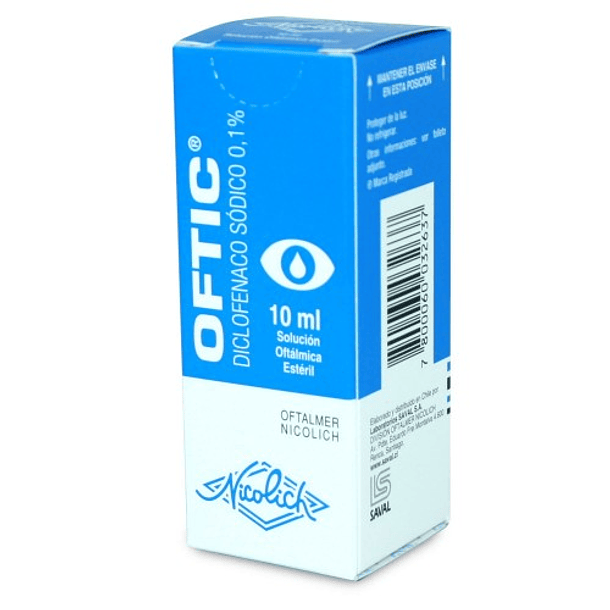 Oftic 0,1% x10 ml Solucion Oftalmica 