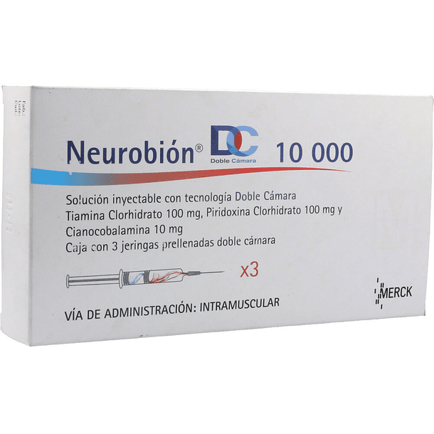 Neurobion Dc 10000Ui x3 Ampollas 