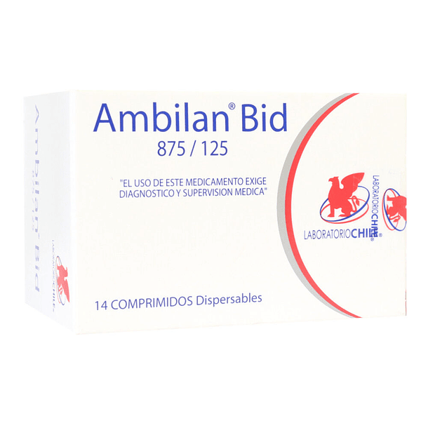 Ambilan Bid 875/25 mg x 14 Comprimidos 