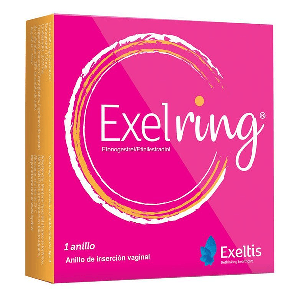 Exelring Anillo Vaginal 120Mcg/15Mcg  x1 Unidad 