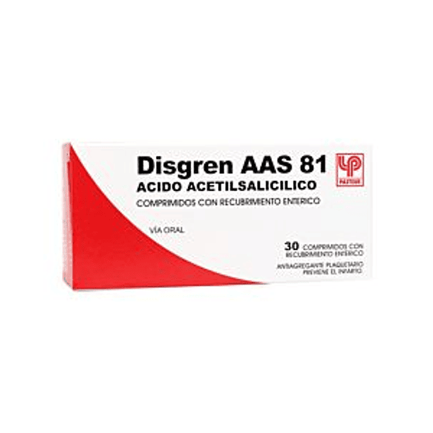 Disgren Aas 81 81 mg x30 Comprimidos 