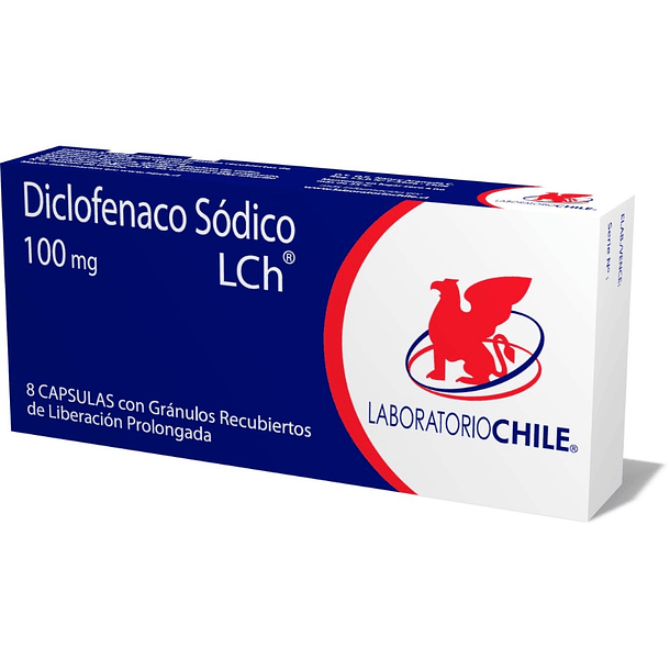 Diclofenaco Sodico Lp 100 mg x8 Capsulas 