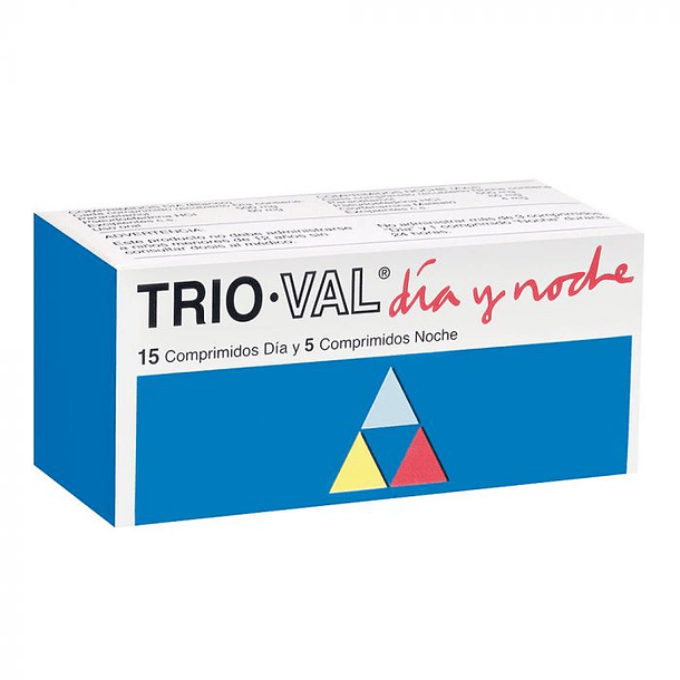 Trio-Val Día Y Noche 500 mg x15 +5 Comprimidos 