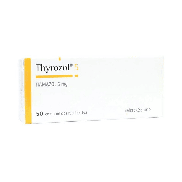 Thyrozol 5 mg  x50 Comprimidos 