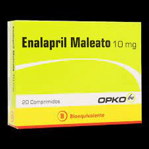Enalapril Maleato 10 mg  x20 Comprimidos 