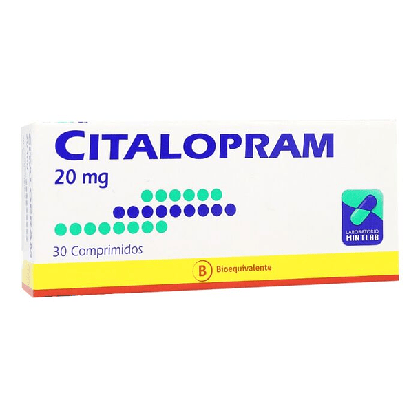 Citalopram 20 mg x30 Comprimidos 