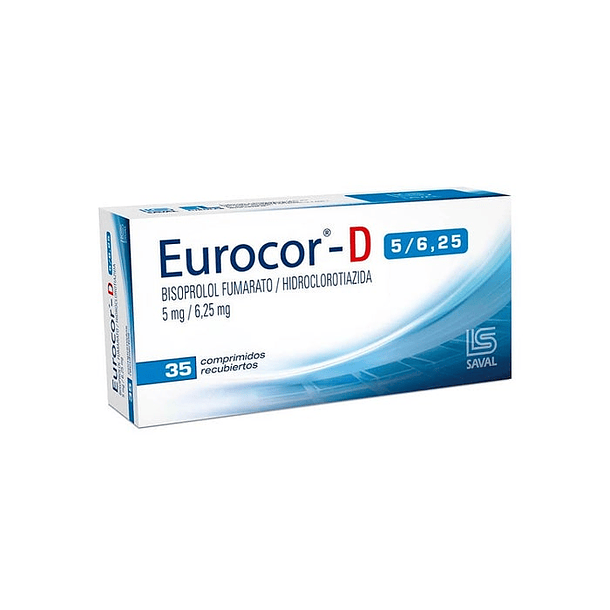 Eurocor-D 5 mg/6,25 mg  x35 Comprimidos 