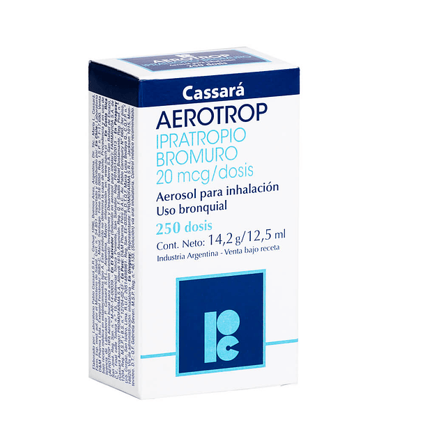 Aerotrop Hfa 20Mcg x250 Dosis 