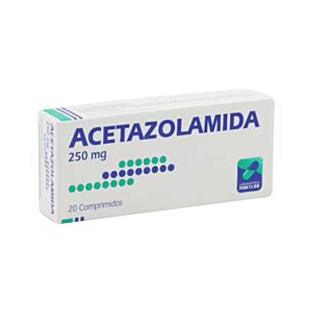 Acetazolamida 250 mg x20 Comprimidos 
