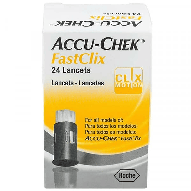 Accu Chek Lancetas Fastclix x24 Unidades 