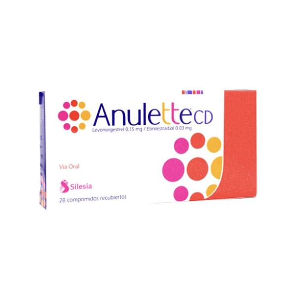Anulette Cd 0.15 mg/ 0.03 mg x28 Comprimidos 