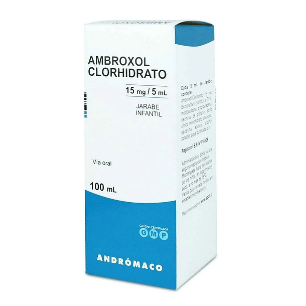 Ambroxol Infantil 15 mg/5 ml x100 ml Jarabe 