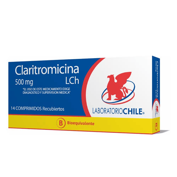 Claritromicina 500 mg x14 Comprimidos 