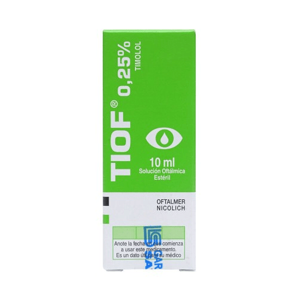 Tiof 0,25% x10 ml Solucion Oftalmica 