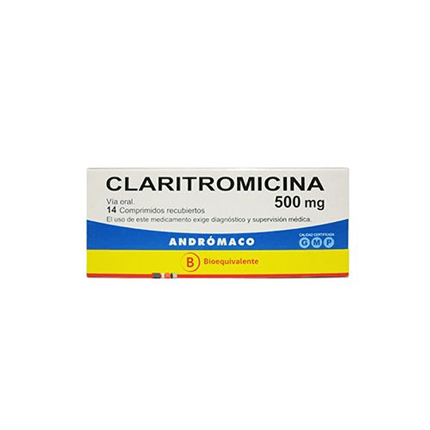 Claritromicina 500 mg x14 Capsulas 