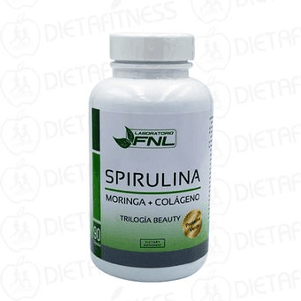 Spirulina + Moringa + Colágeno x90 Capsulas 
