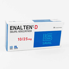 Enalten-D 10 mg/25 mg  x30 Comprimidos