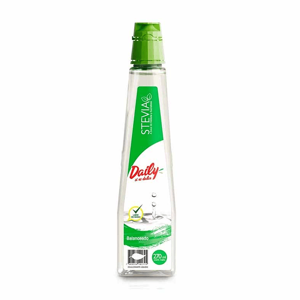 Endulzante Líquido Stevia x270 ml Gotas 