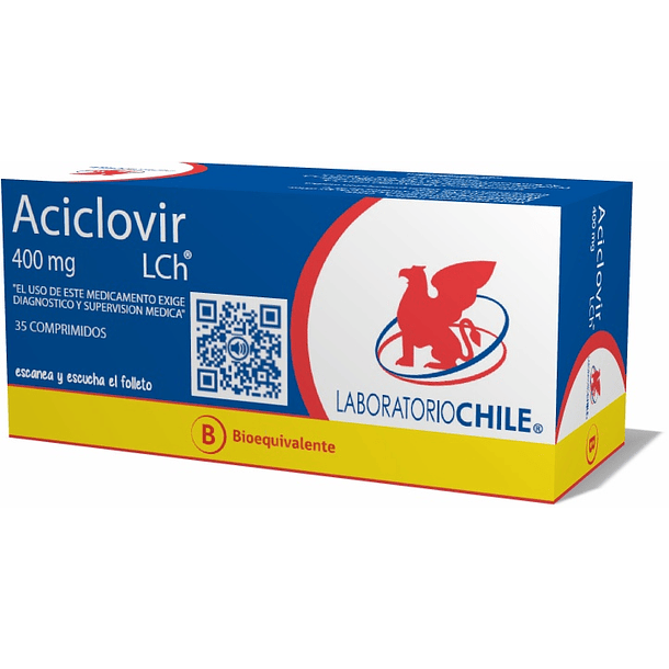 Aciclovir 400 mg x35 Comprimidos 