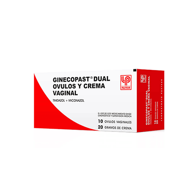 Ginecopast Dual 10 Óvulos + 10Gr Crema Vaginal  x1 Set 