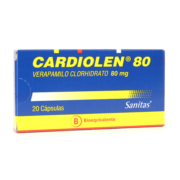 Cardiolen 80 mg x20 Capsulas 