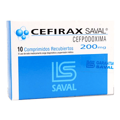 Cefirax 200 mg  x10 Comprimidos