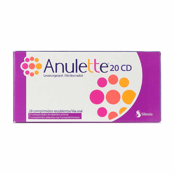 Anulette 20 Cd 100Mcg/20Mcg x28 Comprimidos 