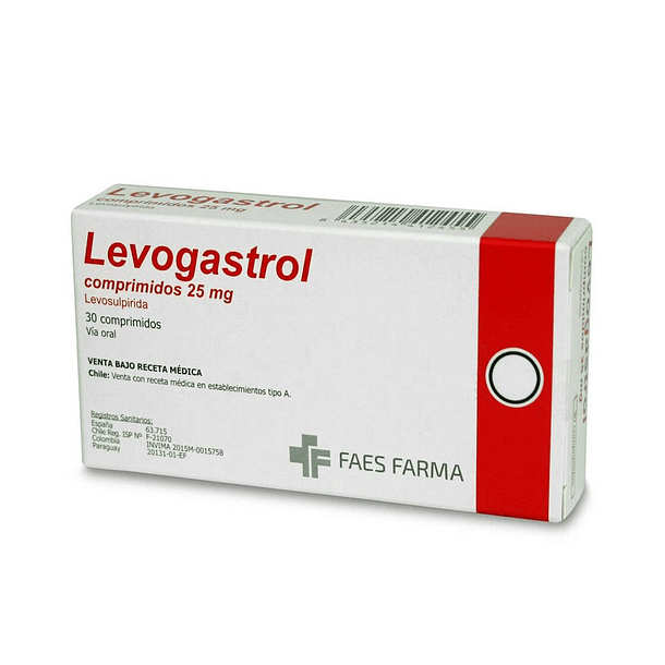 Levogastrol 25 mg S x30 Comprimidos 
