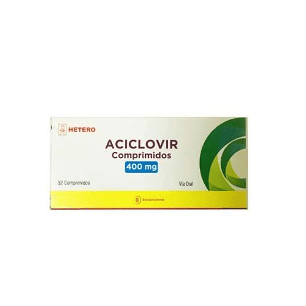 Aciclovir 400 mg x32 Comprimidos 