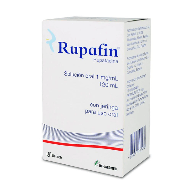 Rupafin 1 mg/ ml  x120 ml Solución Oral 