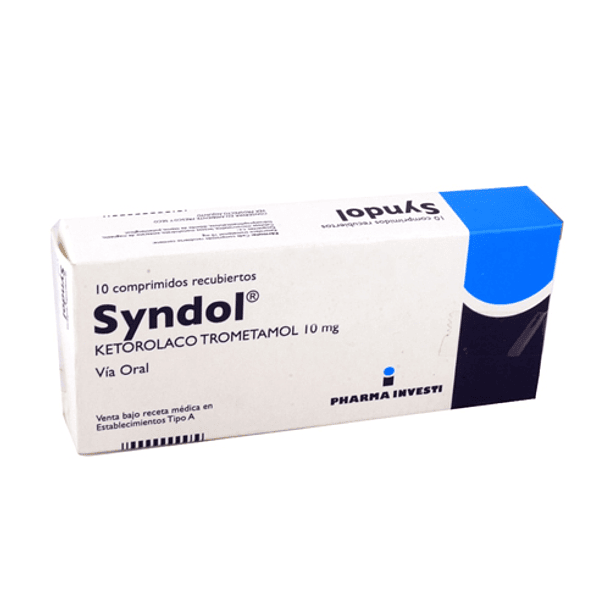 Syndol 10 mg x10 Comprimidos 