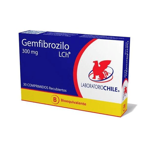 Gemfibrozilo 300 mg  x30 Comprimidos 
