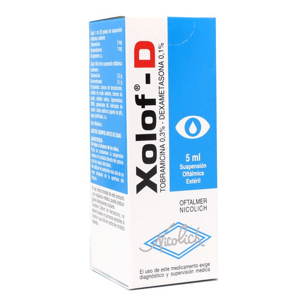 xolof-D x5 ml Suspension Oftalmica 