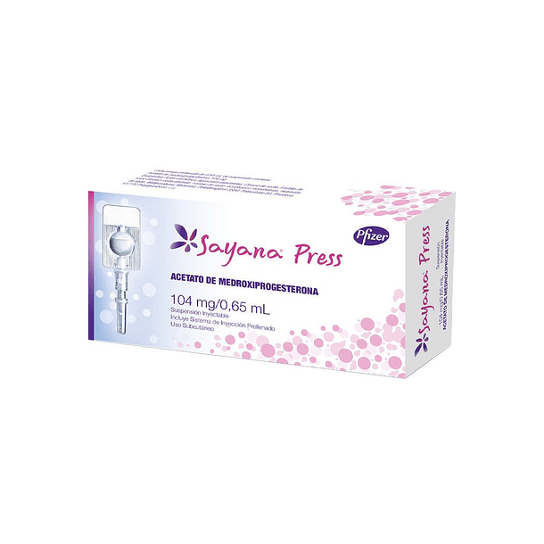 Sayana Press 104 mg/ ml 0,65 ml Inyeccion 